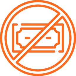Cashless EV charging payment icon