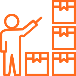 Vendor and contractor management icon