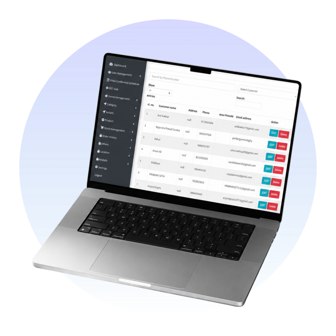 B2B Garments ERP System