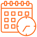 Long-term technology partnership and support icon