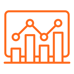 Education analytics icon