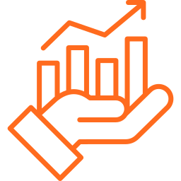Healthcare analytics icon